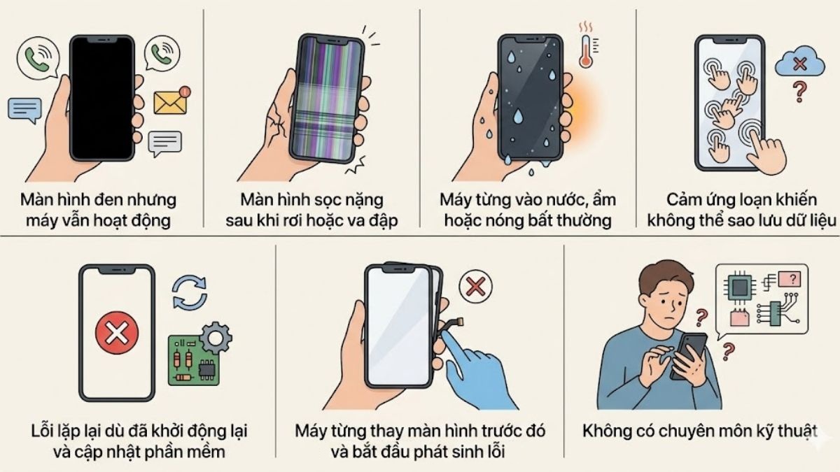 Khi nào nên mang điện thoại đi kiểm tra ngay