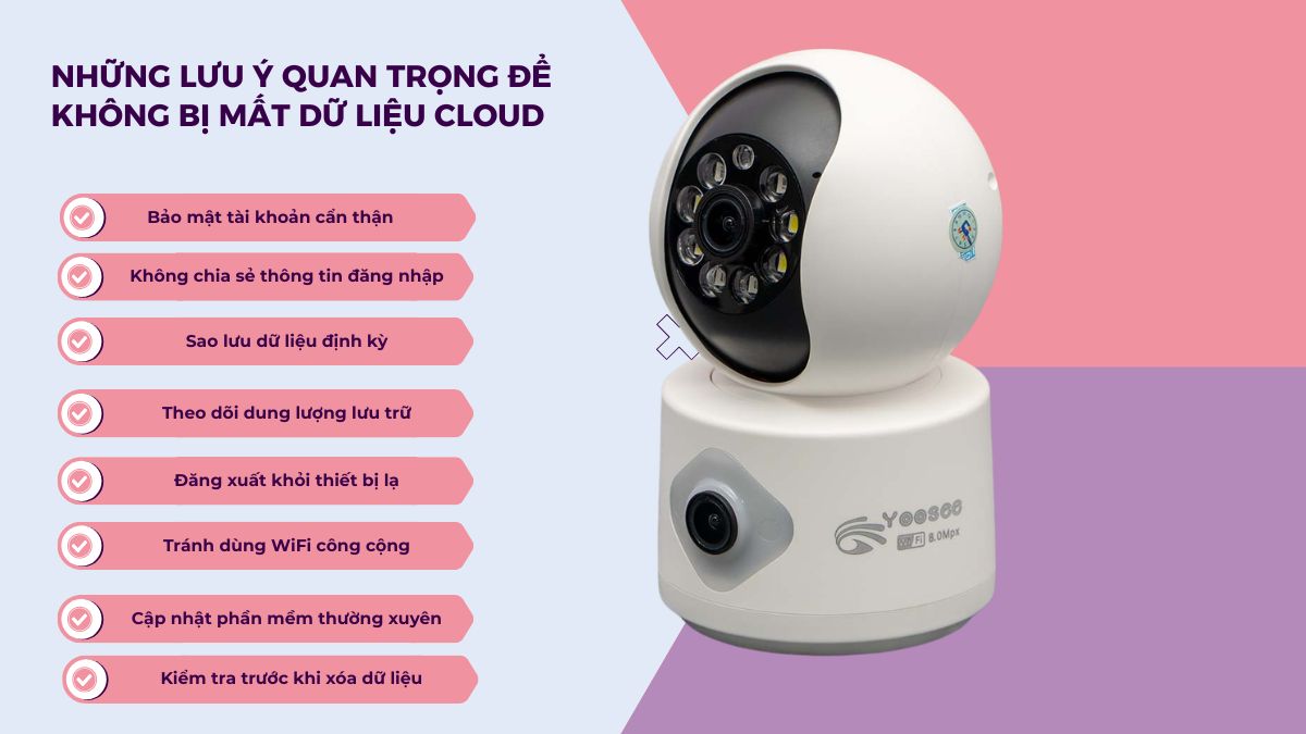 Những lưu ý quan trọng để không bị mất dữ liệu Cloud