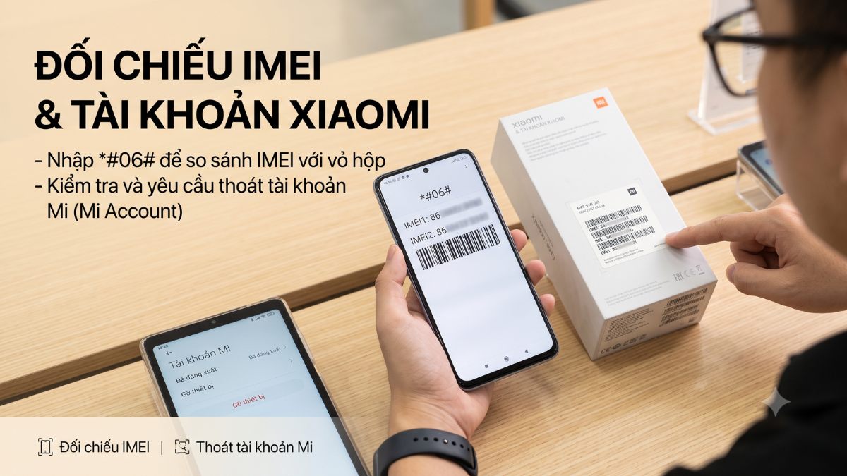 Quy trình các bước test máy Xiaomi cũ bước 4