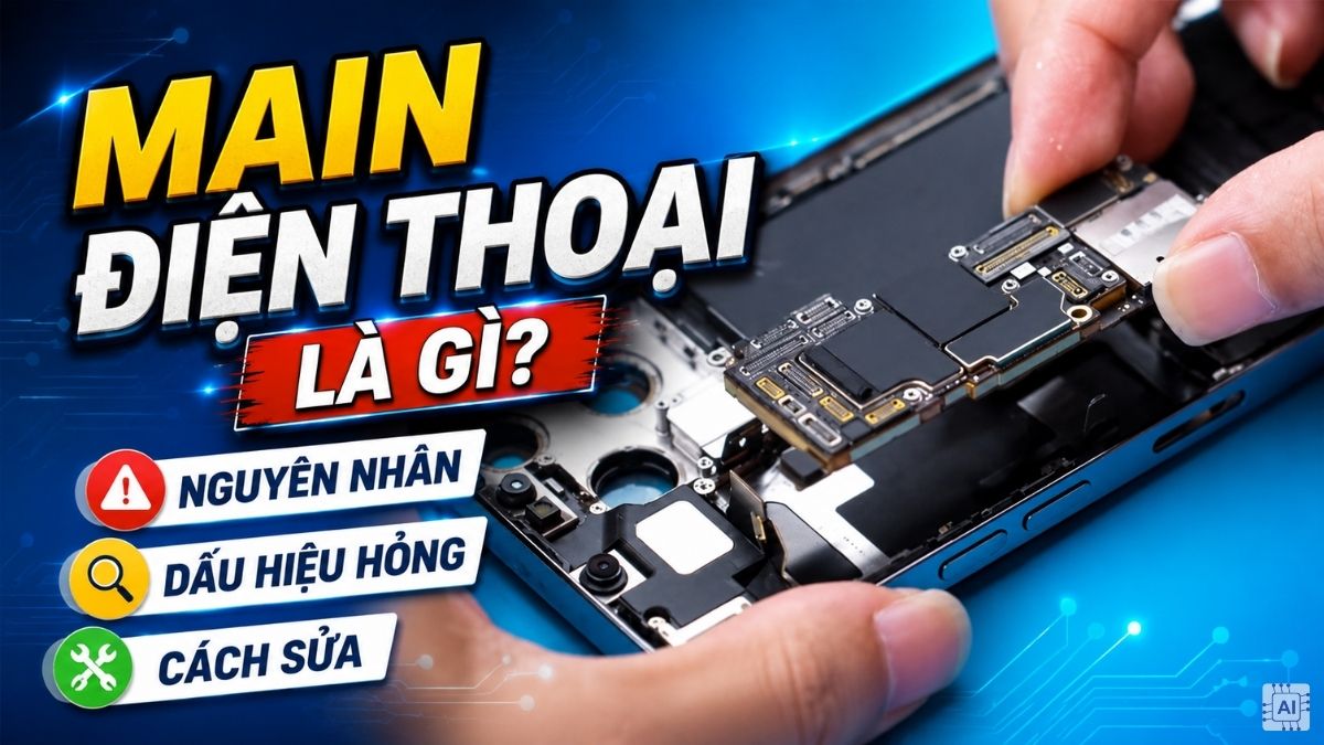 Main điện thoại là gì? Nguyên nhân, dấu hiệu hỏng và cách sửa