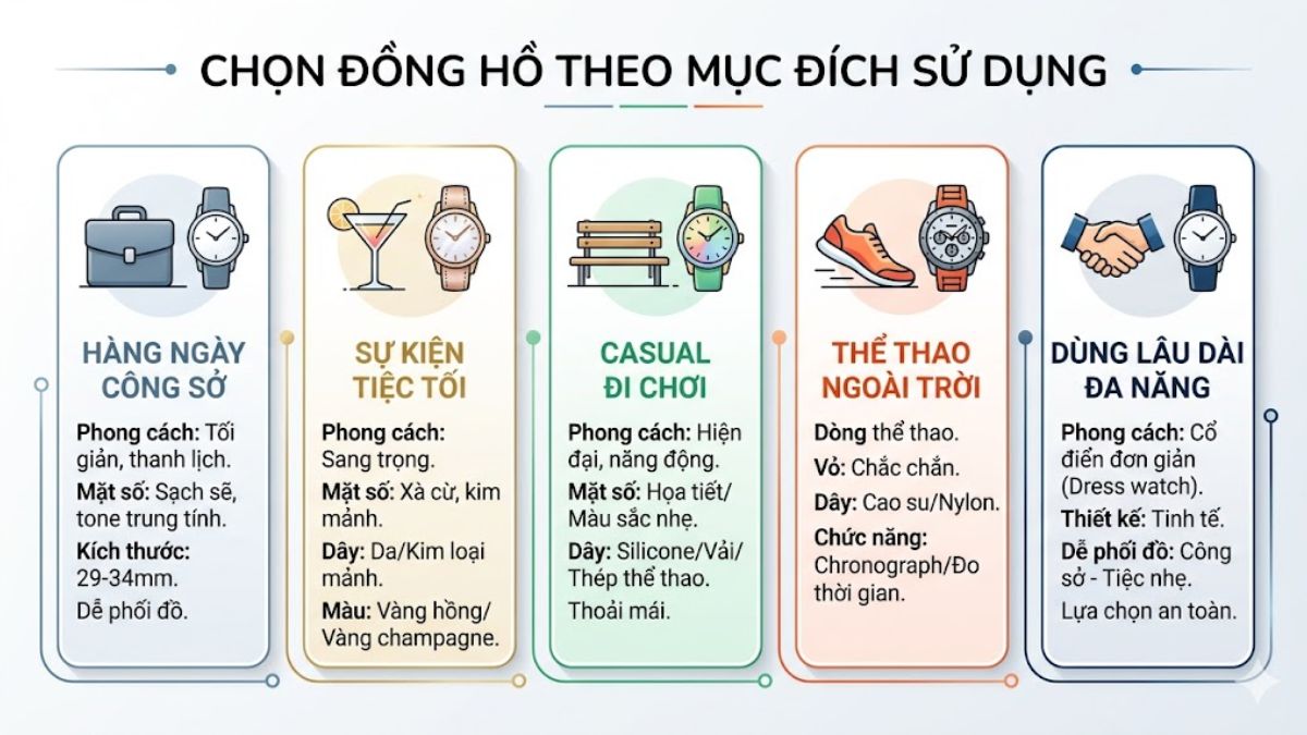 Chọn phong cách theo mục đích sử dụng