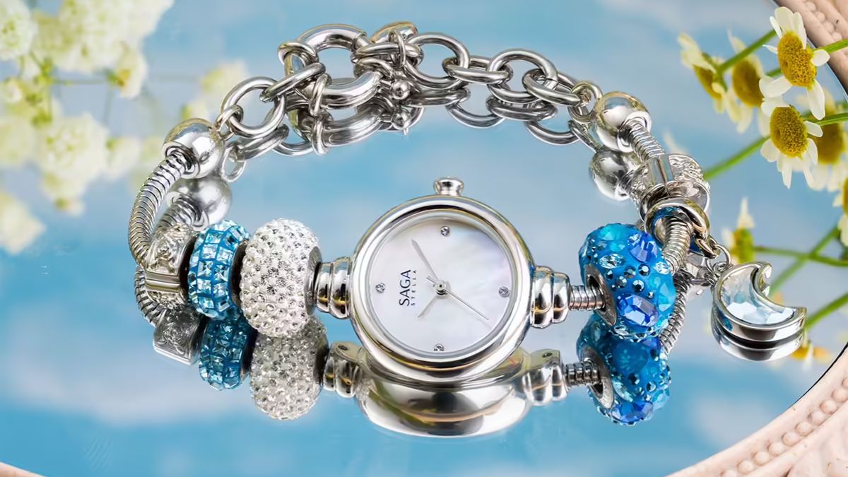 đồng hồ nữ Saga Charm 53229-SVMWSV-8 