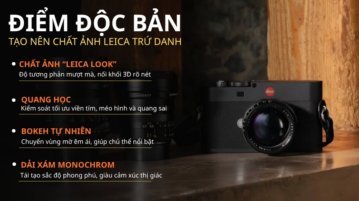 Điểm độc bản tạo nên chất ảnh Leica trứ danh