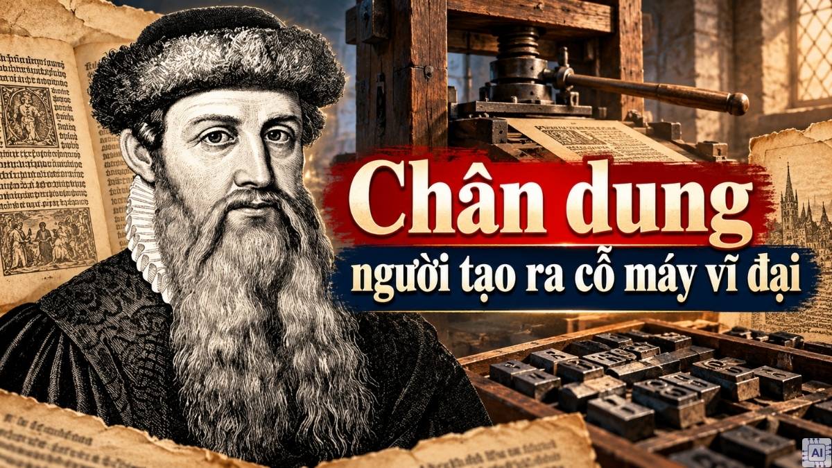 Chân dung người tạo ra máy in đầu tiên trên thế giới