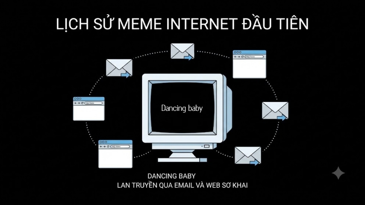 Video meme Internet đầu tiên ra đời khi nào?