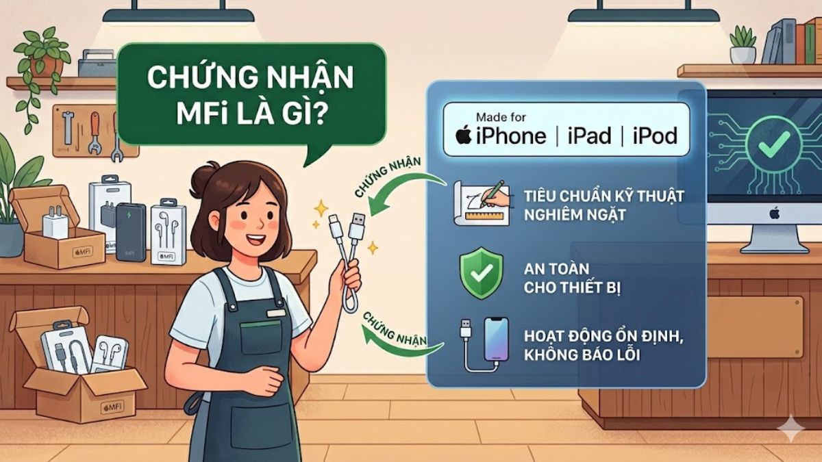 MFi là gì? Ý nghĩa của chứng nhận Apple MFi