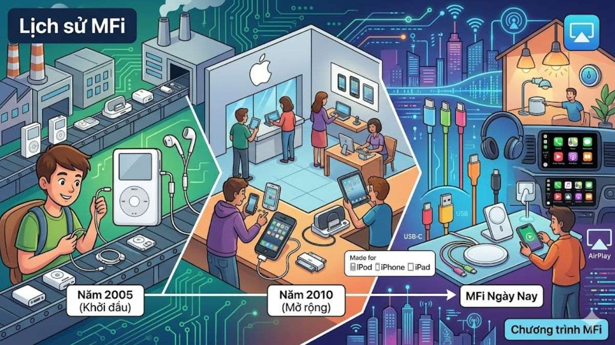 Lịch sử ra đời của MFi Apple