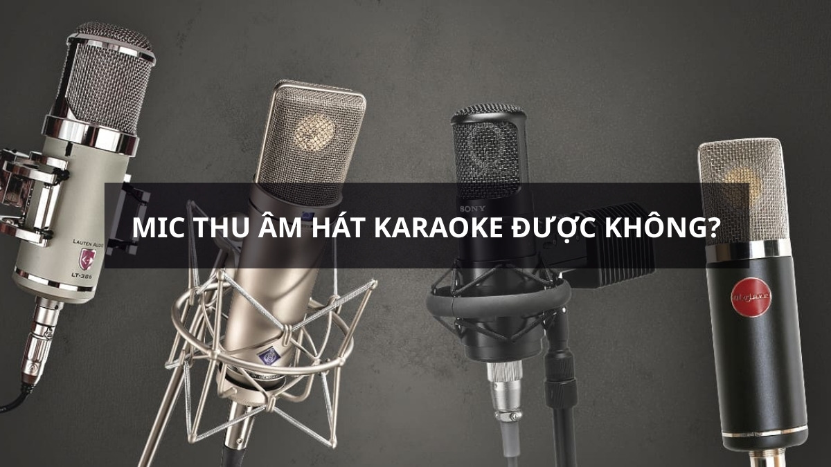 Mic thu âm hát karaoke được không?