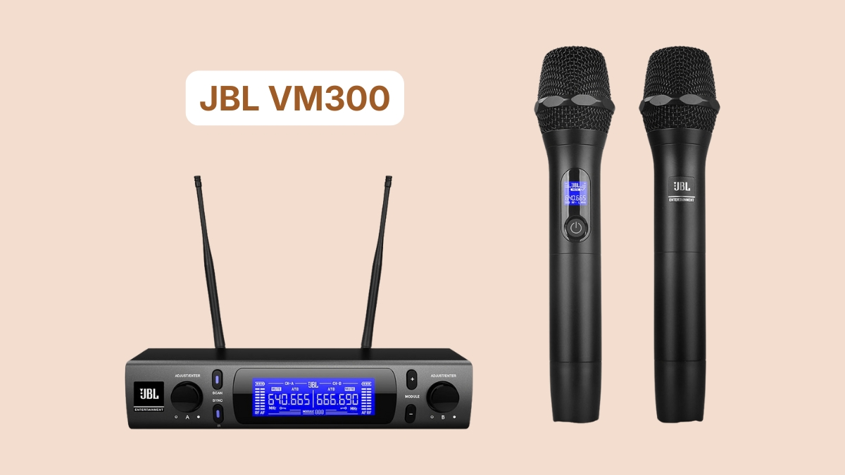 micro không dây karaoke gia đình JBL VM300