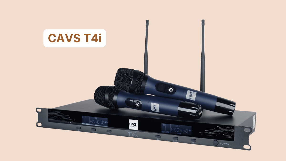 Micro không dây karaoke CAVS T4i