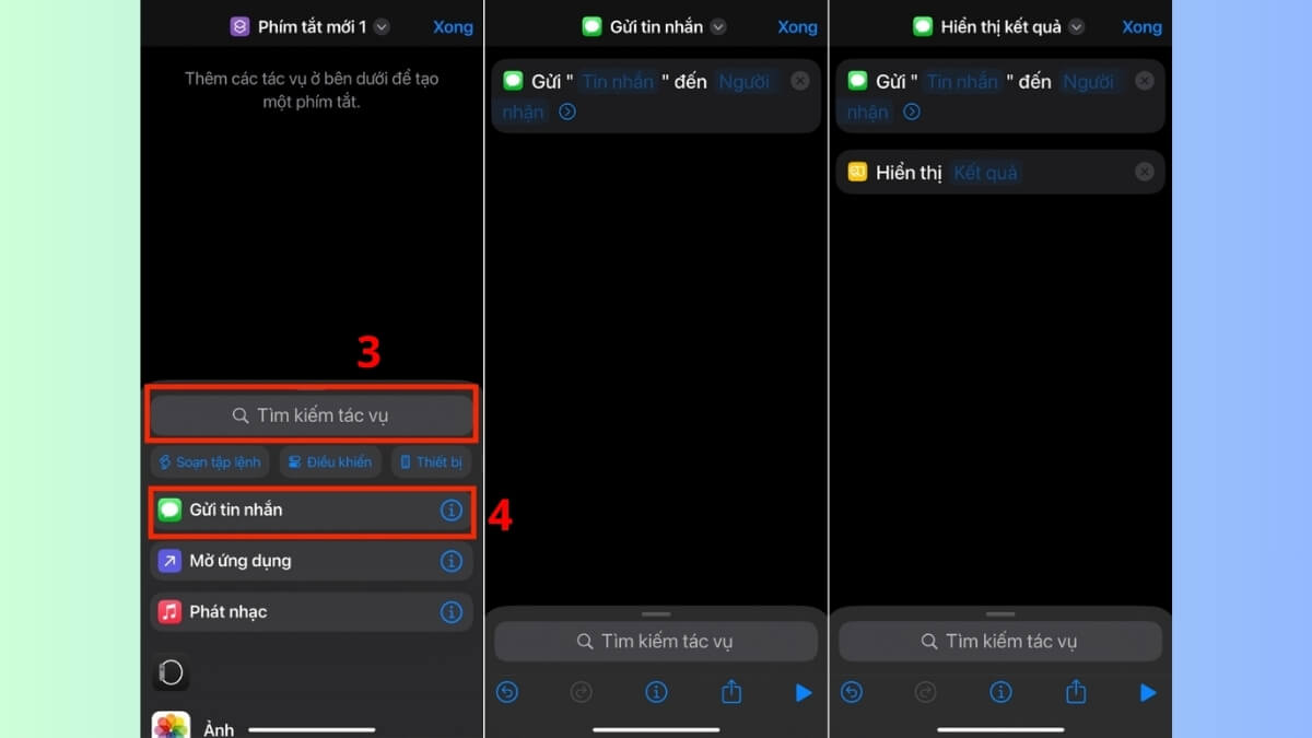 Thiết lập quy trình tự động trên iPhone bước 2