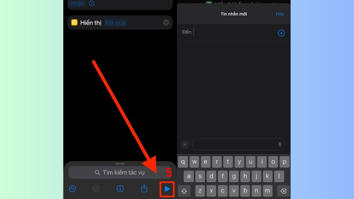 Thiết lập quy trình tự động trên iPhone bước 3