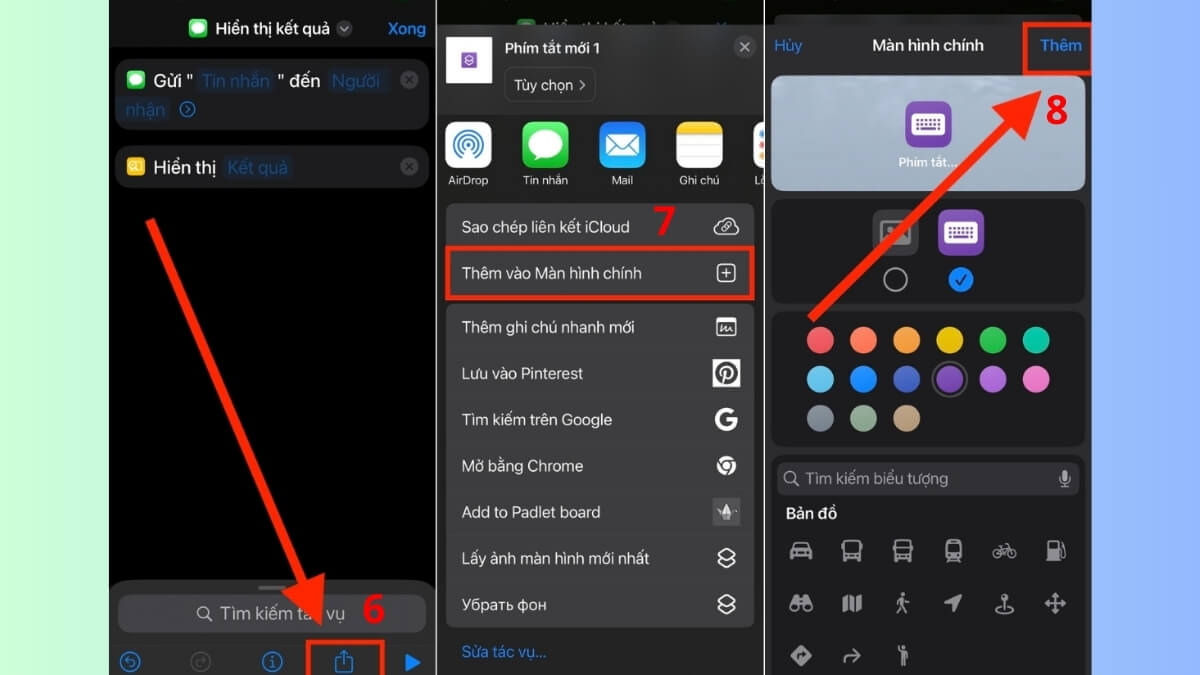 Thiết lập quy trình tự động trên iPhone bước 4
