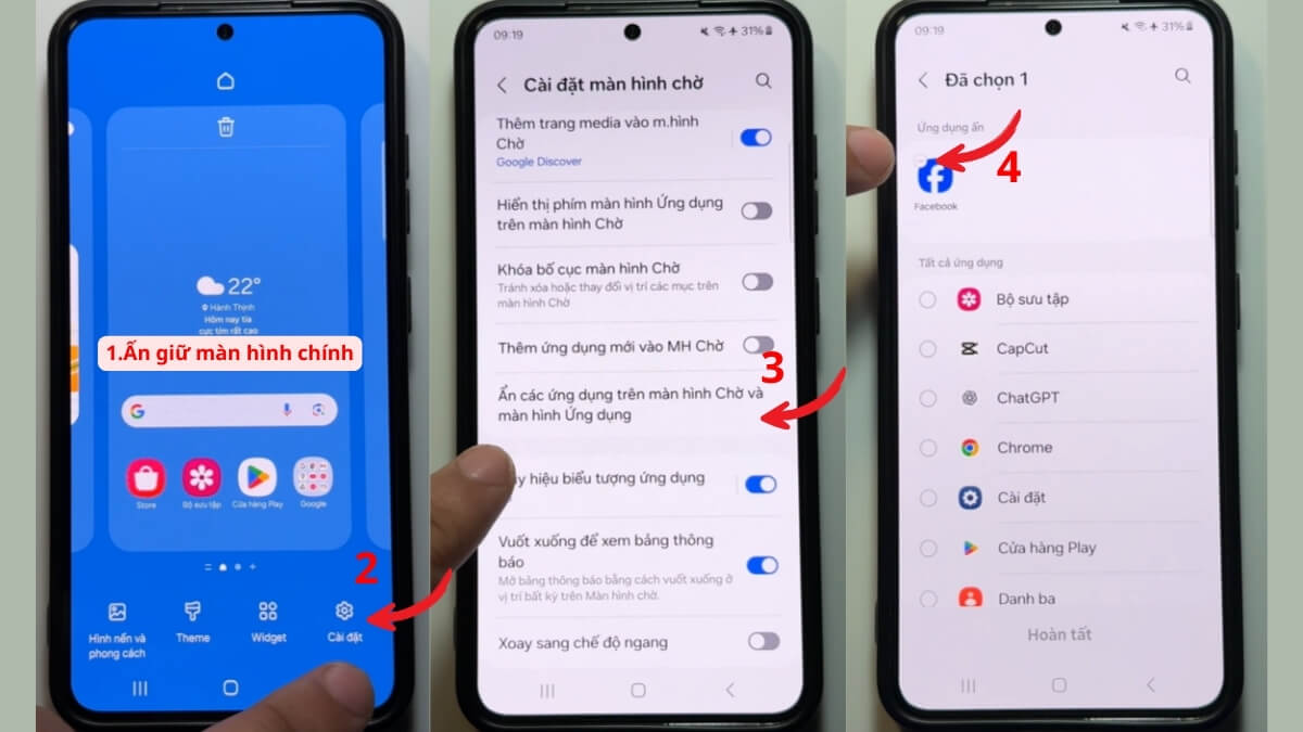 Cách tìm và mở các ứng dụng bị ẩn hoặc bị vô hiệu hóa trên Samsung