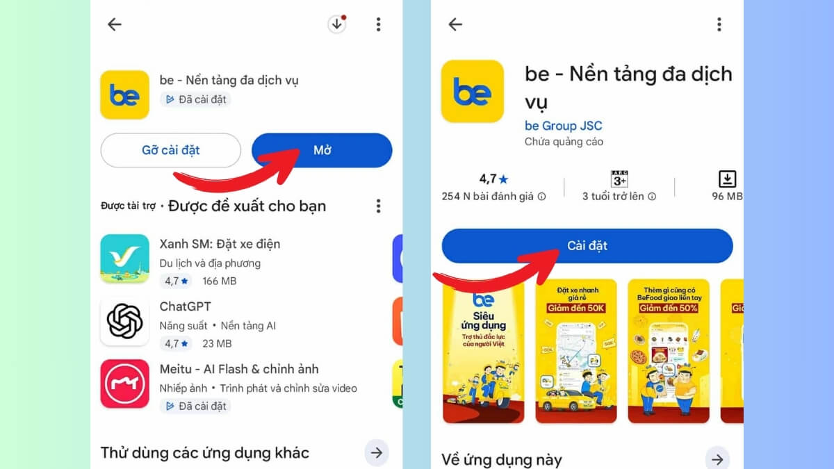 Cách mở các ứng dụng bị ẩn trên Android qua Ch play