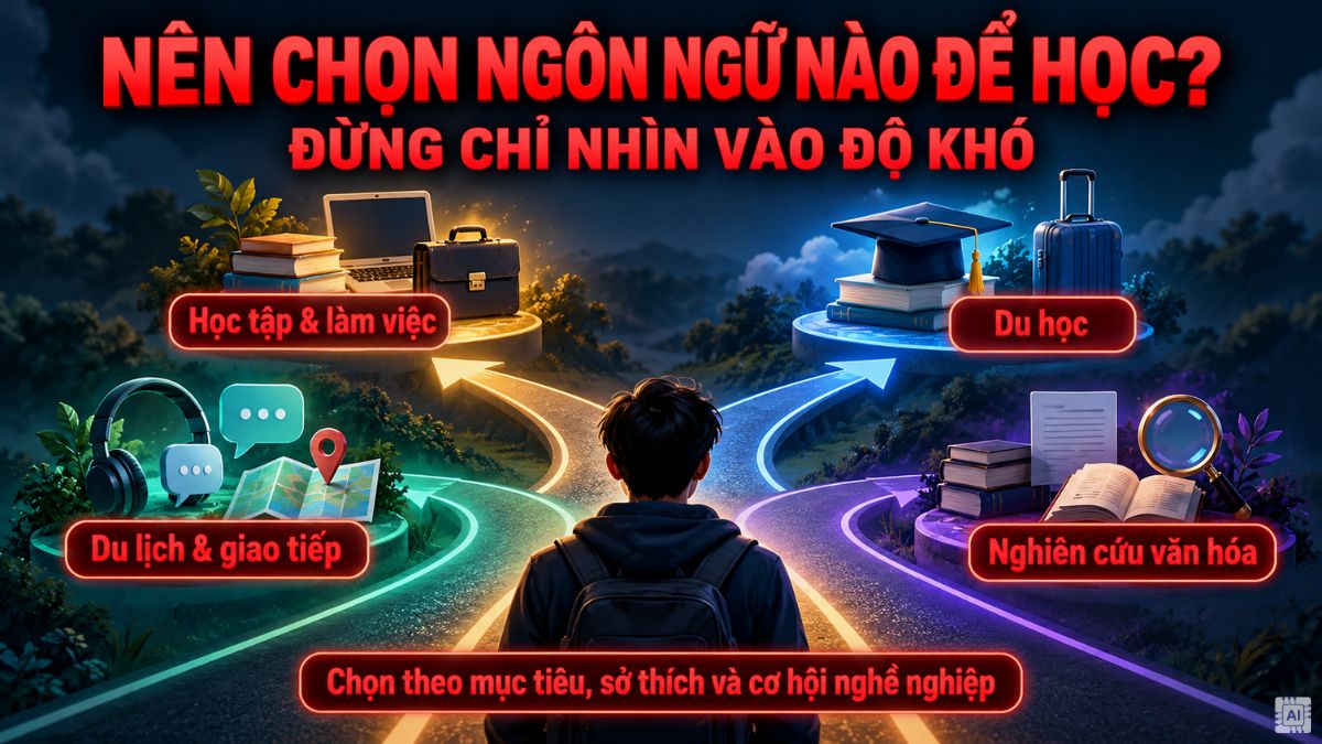 Nên chọn ngôn ngữ nào để học thay vì chỉ nhìn vào độ khó?
