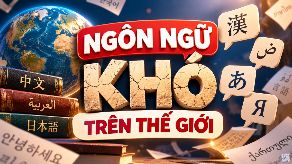 Top 15 ngôn ngữ khó trên thế giới hiện nay
