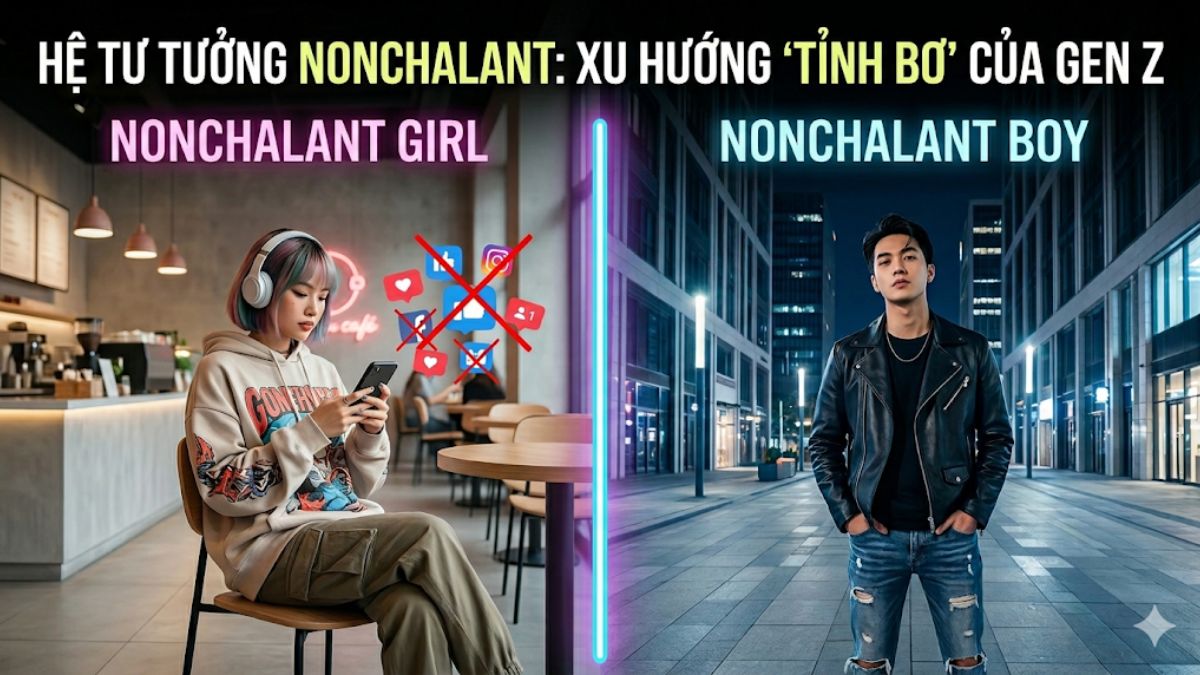 Nonchalant girl và Nonchalant boy là gì