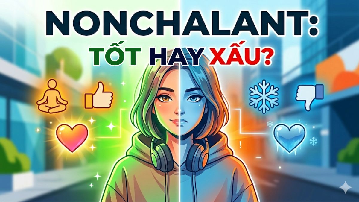 Nonchalant là tốt hay xấu