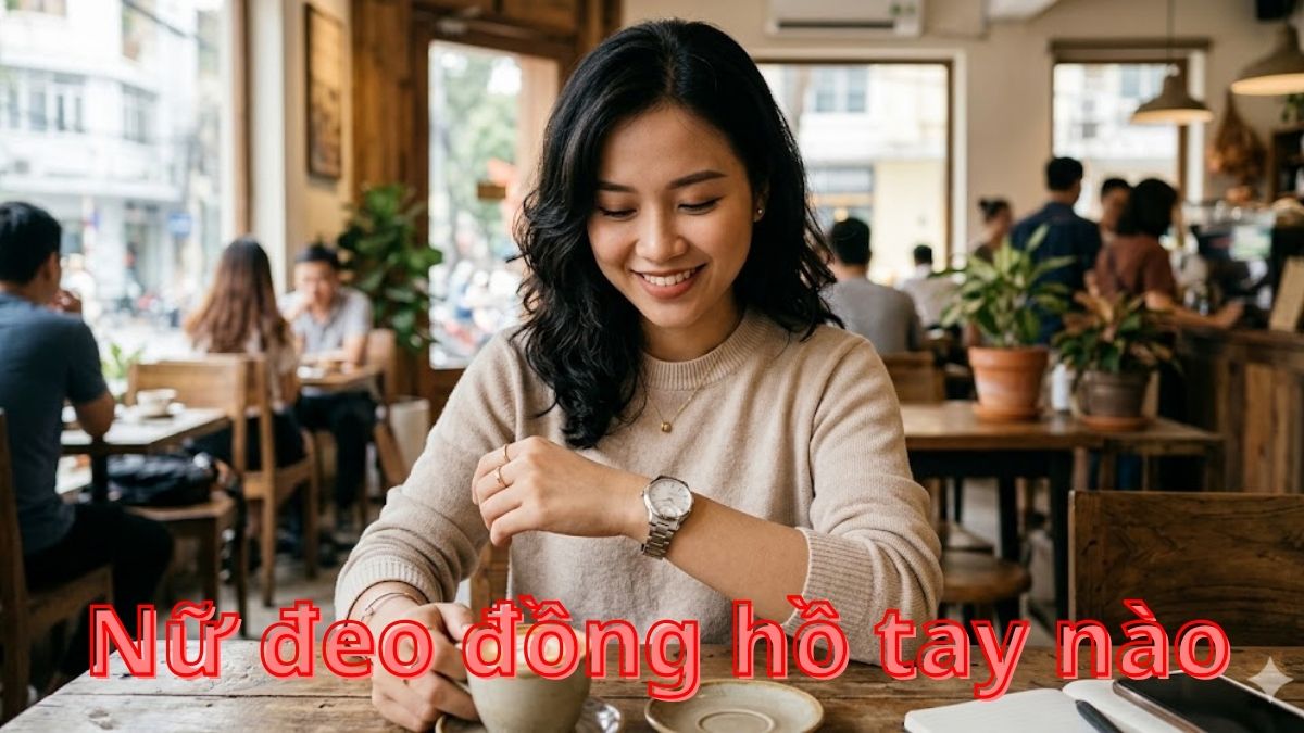 Nữ đeo đồng hồ tay nào? Cách chọn tay đeo vừa sang vừa hợp phong thủy