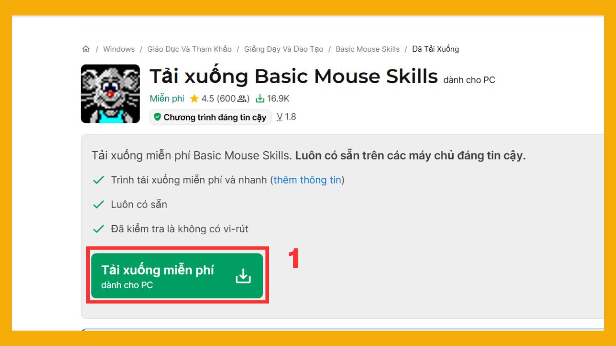 Hướng dẫn cách cài đặt phần mềm bước 1
