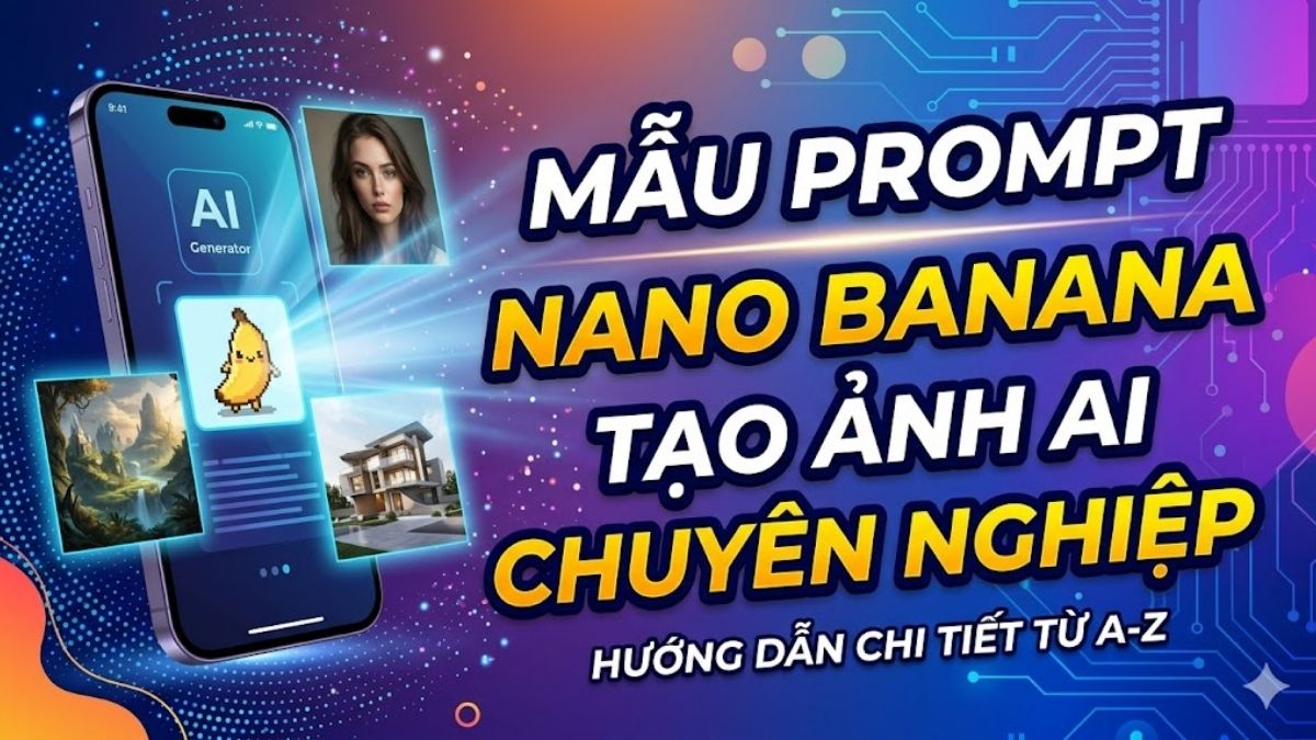 Mẫu Prompt Nano Banana tạo ảnh AI chuyên nghiệp