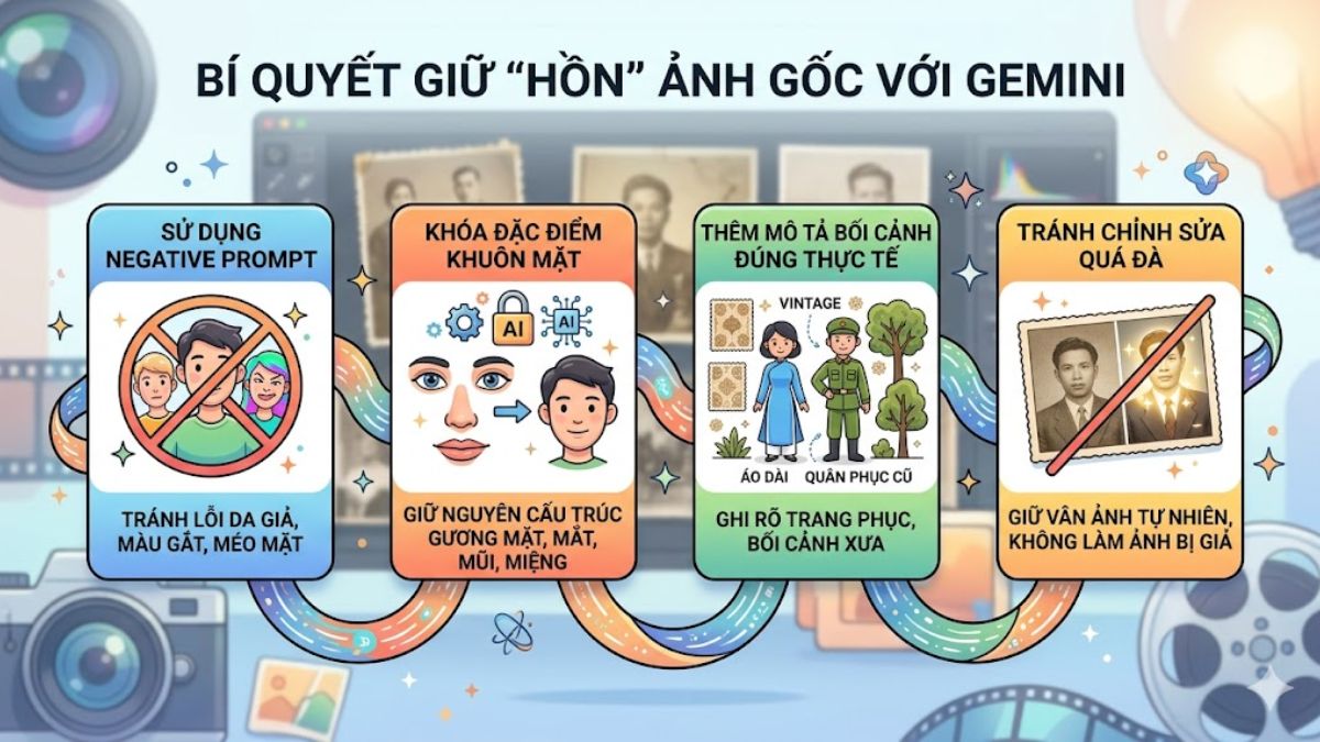 Bí quyết viết Prompt Gemini để giữ nguyên hồn ảnh gốc 