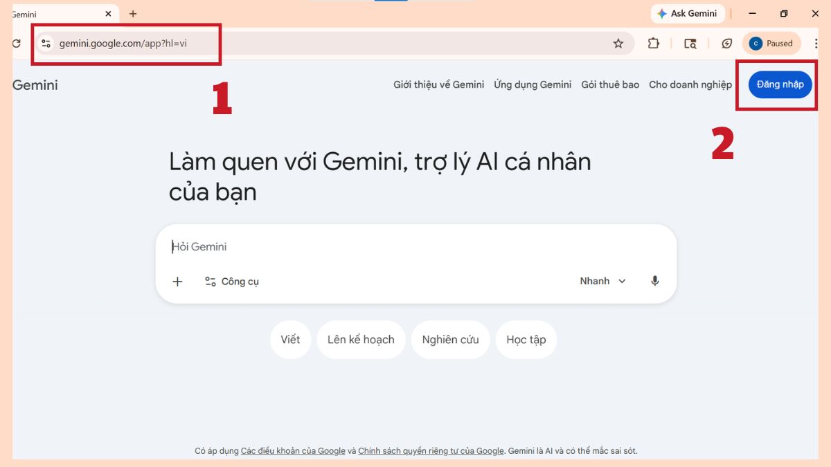 Hướng dẫn các bước phục hồi ảnh cũ trên Gemini bước 1