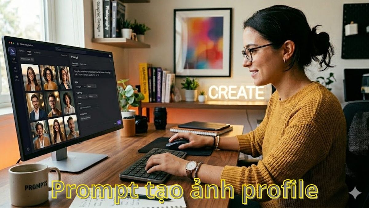 Câu lệnh Prompt tạo ảnh profile chuyên nghiệp bằng AI
