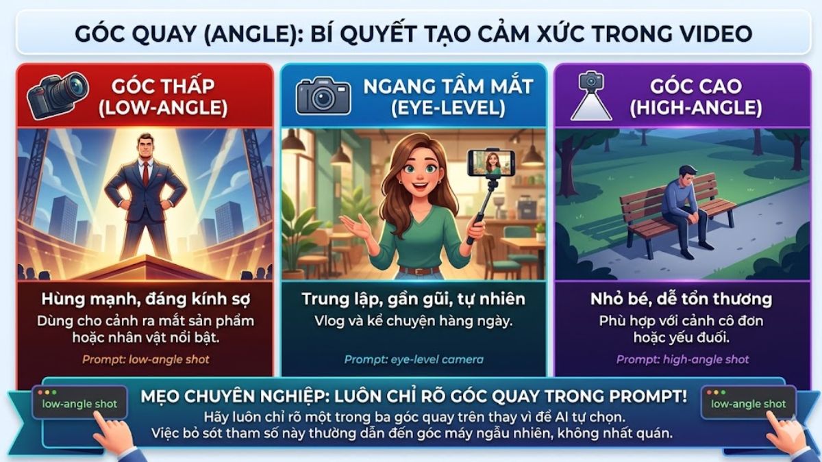 prompt veo3 tuỳ chỉnh góc góc quay