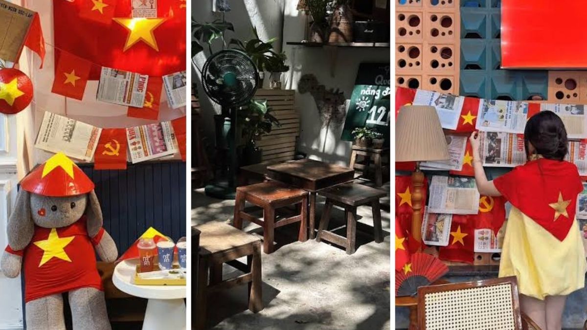 quán cafe trang trí 2/9 Nhà Tạo Cafe