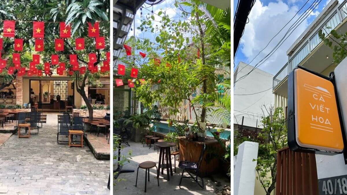 quán cafe trang trí 2/9 Cà viết hoa cafe
