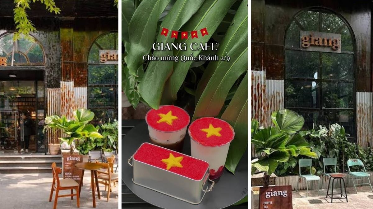 quán cafe trang trí 2/9 Giang Coffee