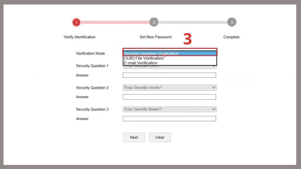 reset mật khẩu camera Hikvision qua web bước 3
