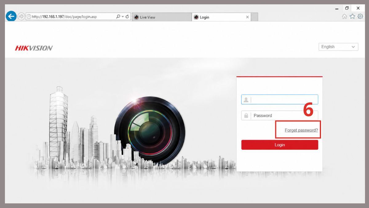 Hướng dẫn reset mật khẩu đầu ghi Hikvision bước 5