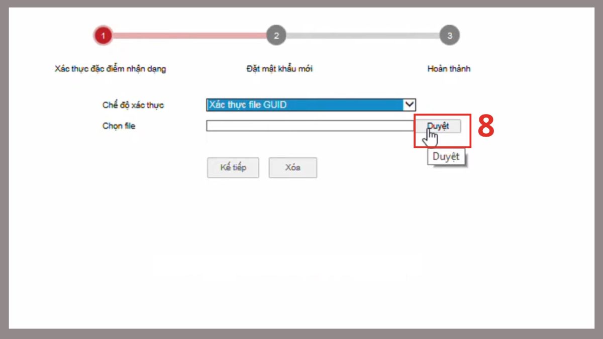 Hướng dẫn reset mật khẩu đầu ghi Hikvision bước 7