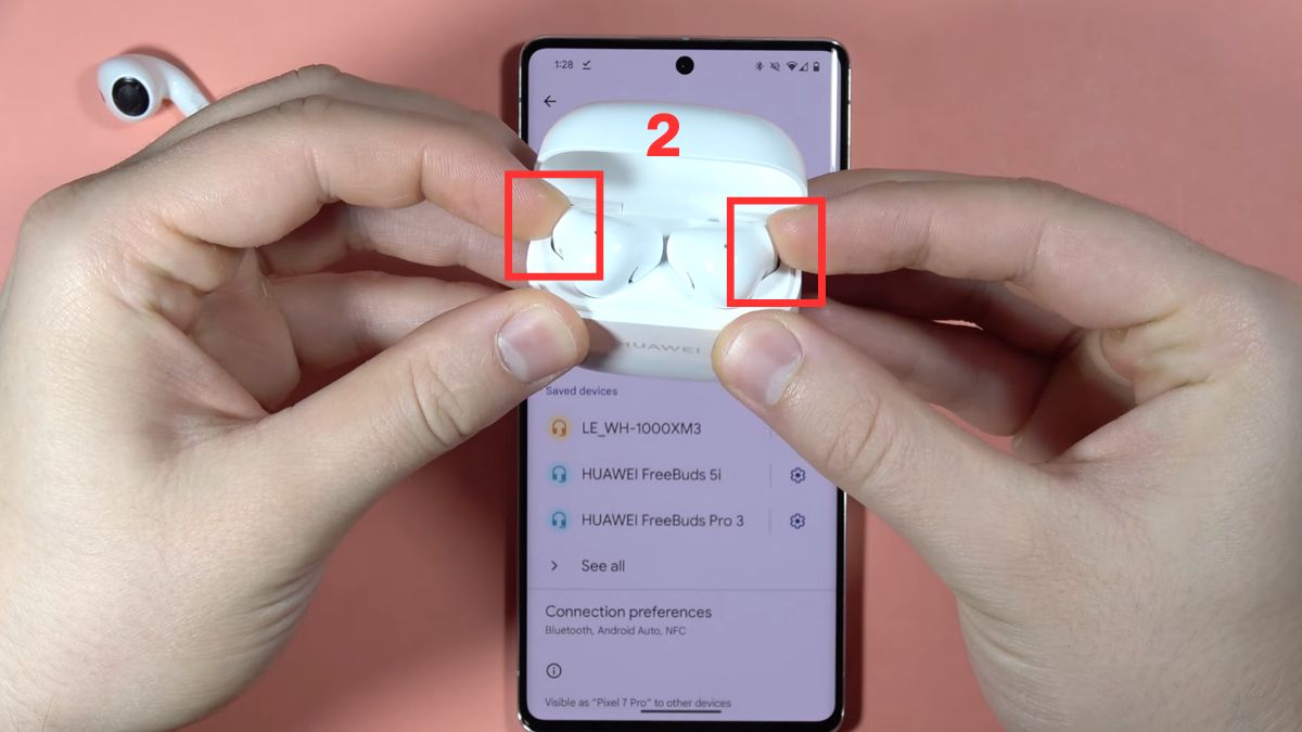 Hướng dẫn cách reset tai nghe Huawei FreeBuds SE 2 chi tiết từng bước bước 2