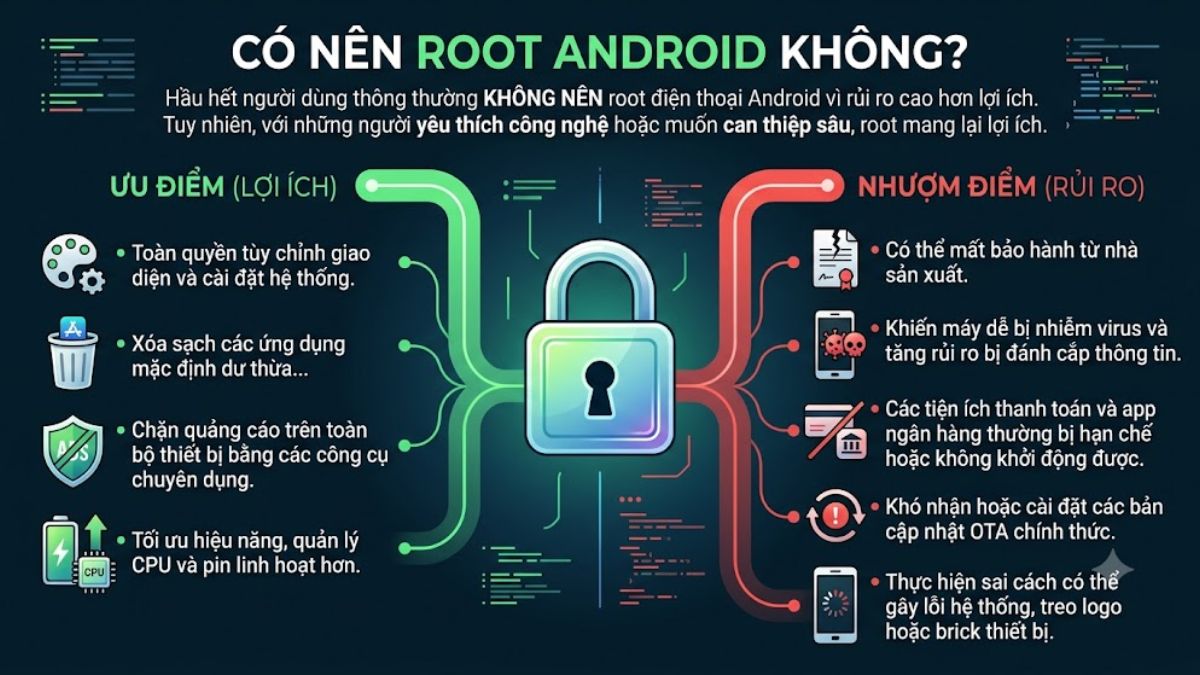 Có nên root Android không