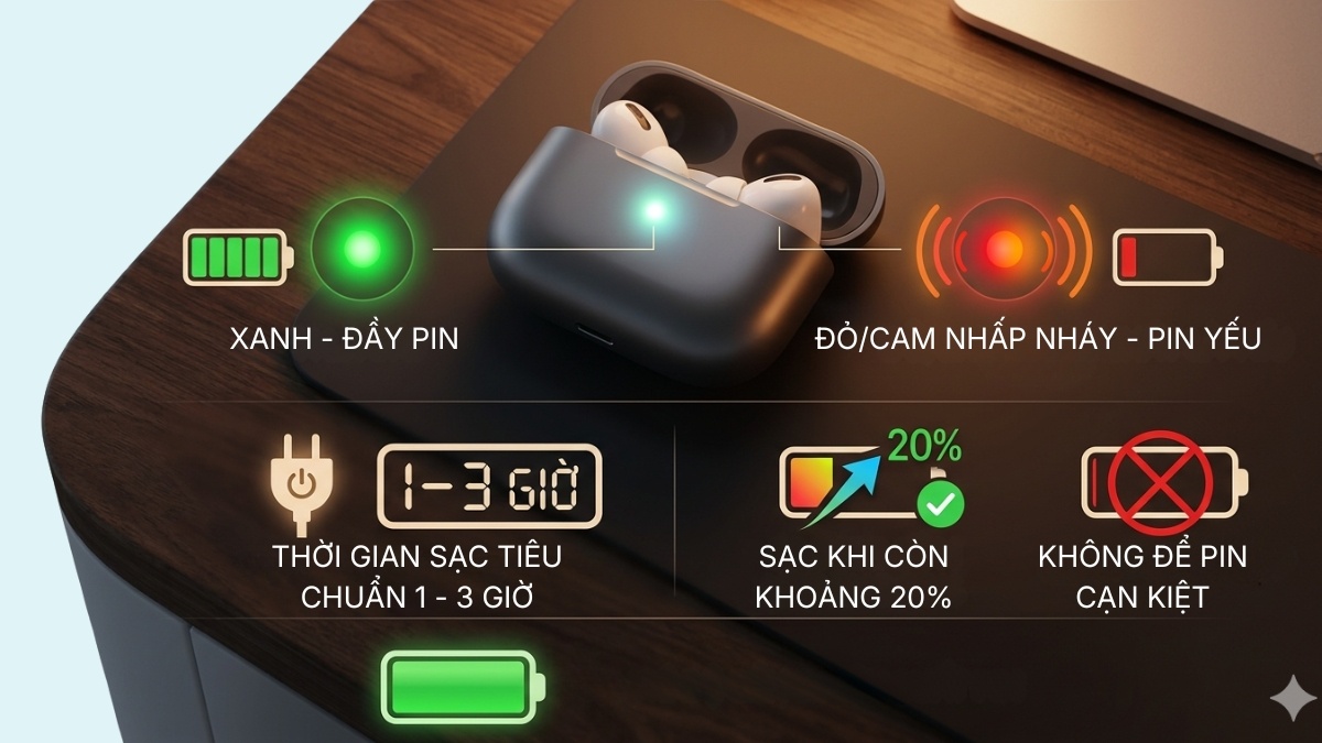 Cách nhận biết dung lượng pin và thời điểm sạc lý tưởng