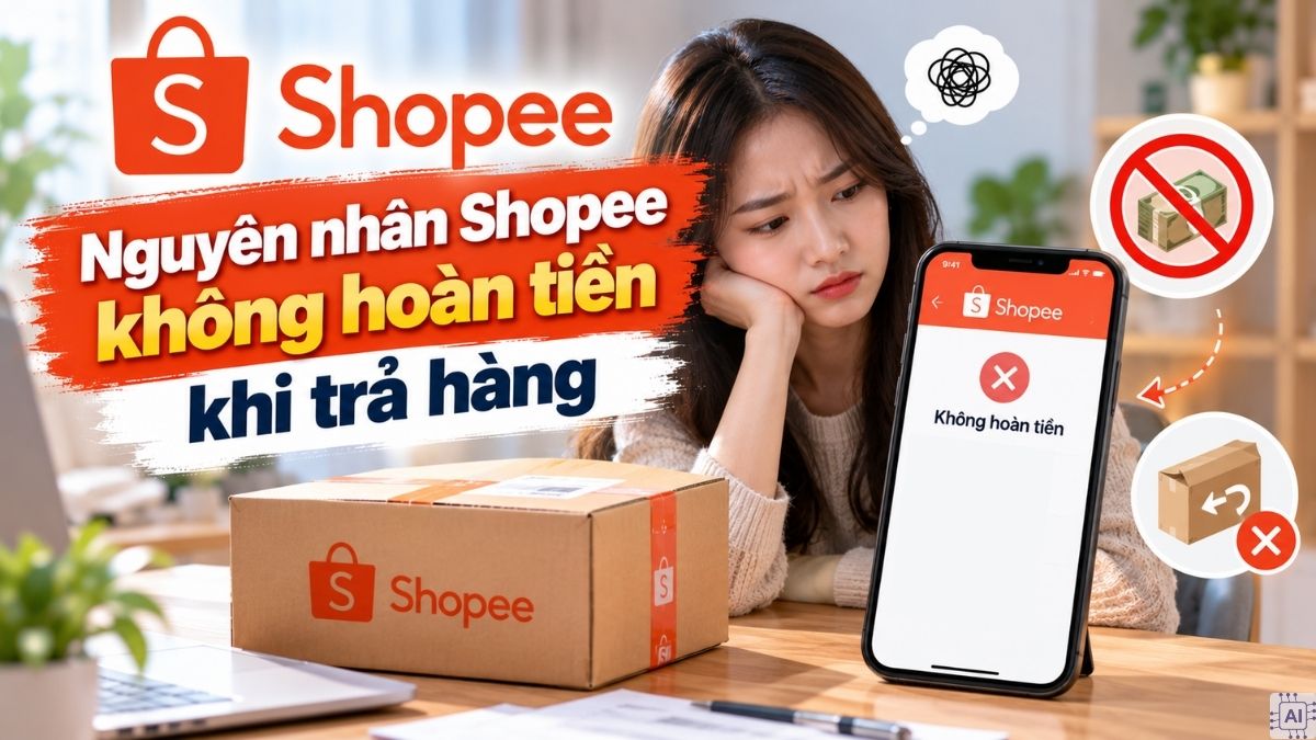 Nguyên nhân Shopee không hoàn tiền khi trả hàng