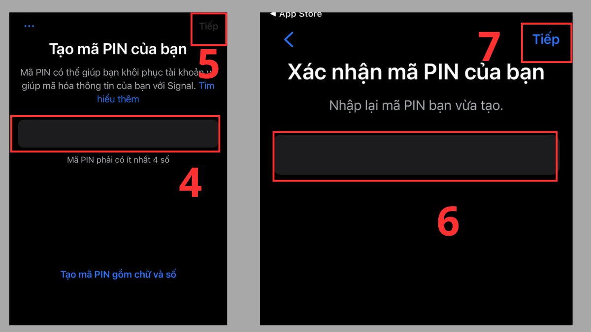 Cách sử dụng ứng dụng Signal cho người mới bước 2