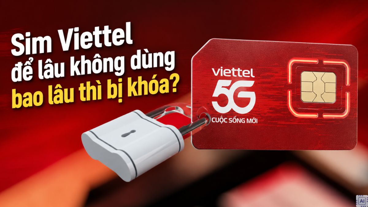 SIM Viettel để lâu không dùng bao lâu thì bị khóa