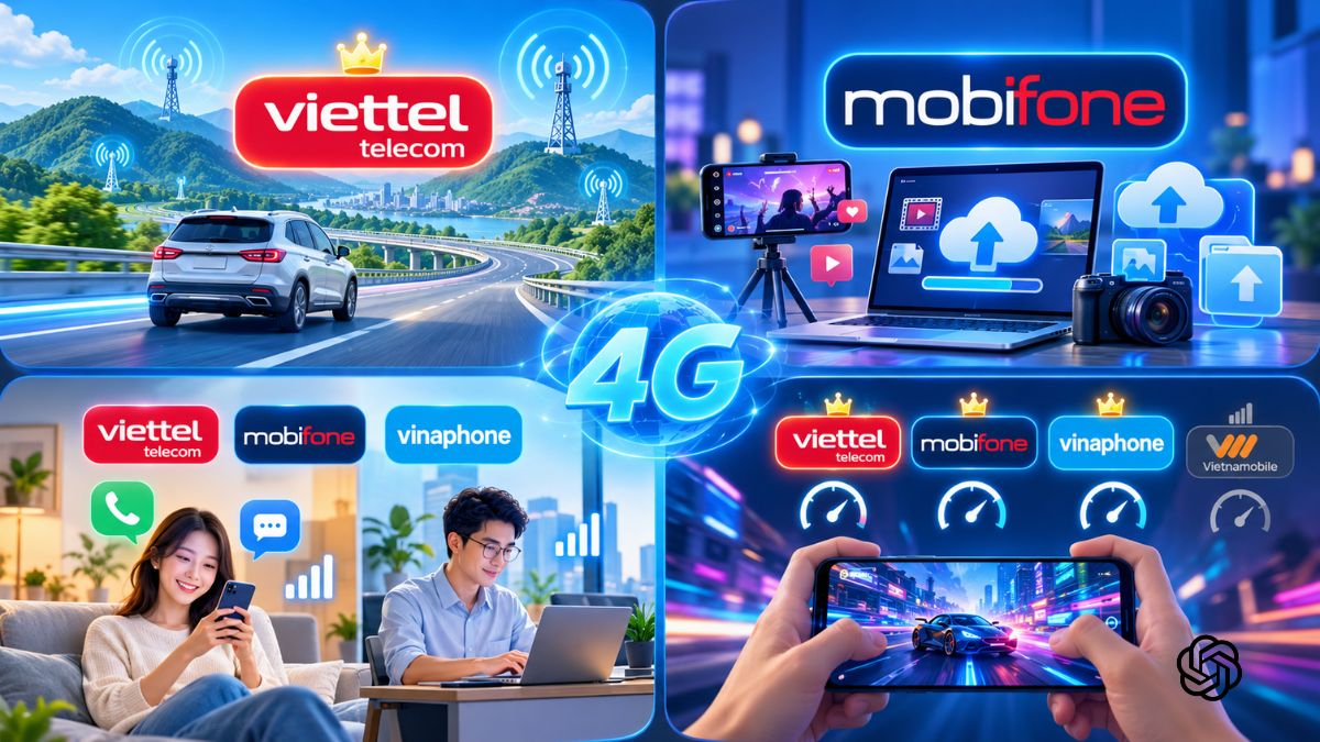 Nên chọn 4G của nhà mạng nào tốt