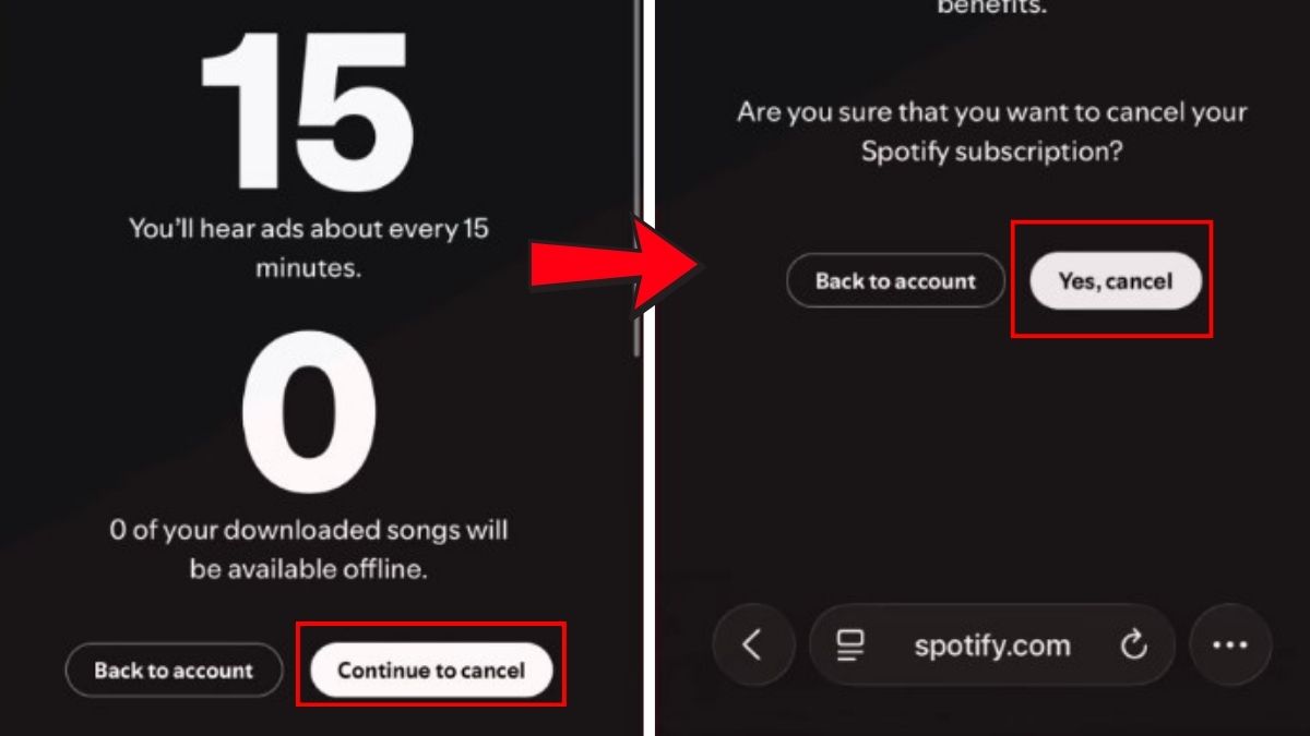 Cách hủy Spotify Premium bước 3