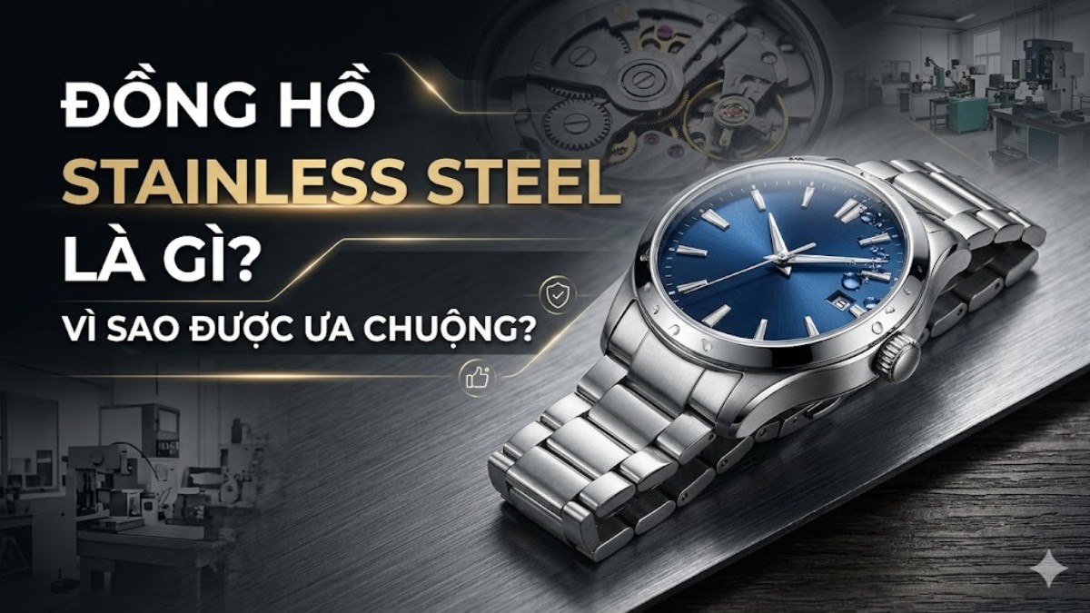 Đồng Hồ Stainless Steel Là Gì? Vì Sao Được Ưa Chuộng?