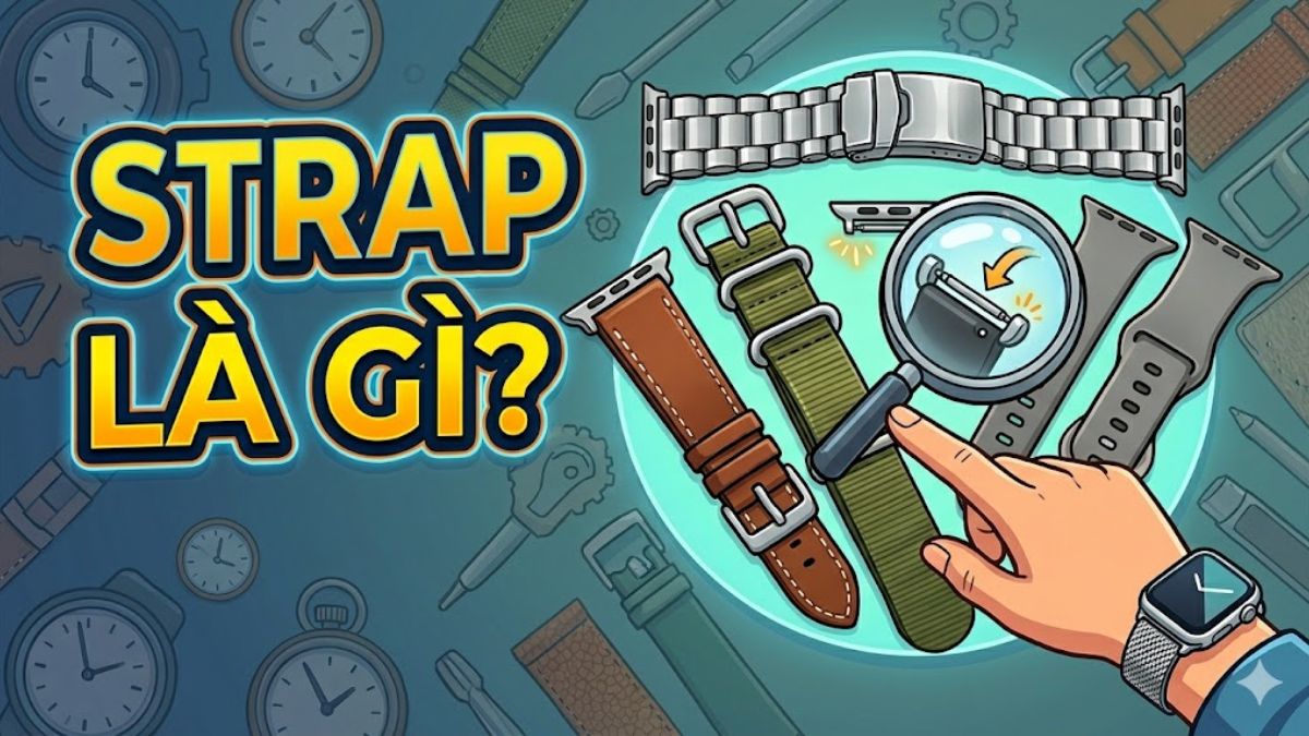 Strap là gì? Mọi điều bạn cần biết về dây đeo đồng hồ