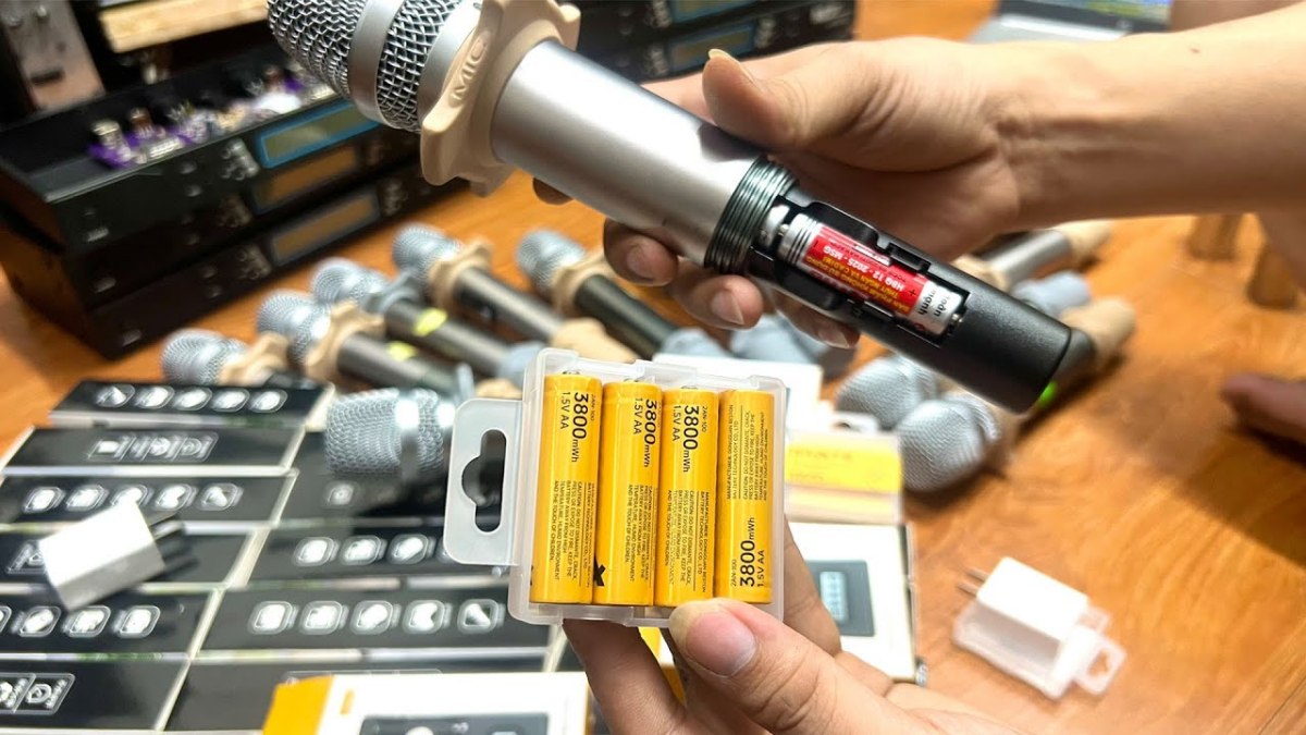 ửa micro không dây mất tín hiệu kiểm tra và xử lý nguồn pin