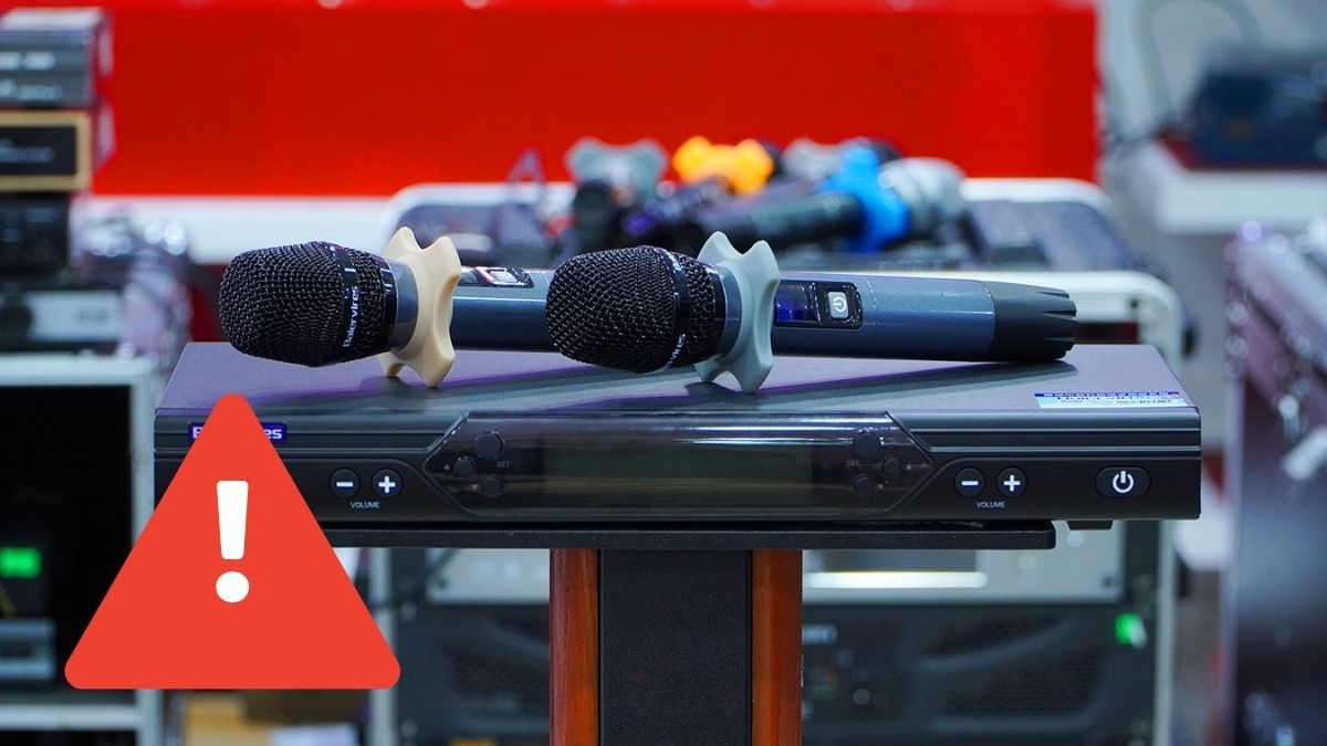 cách sửa micro không dây mất tín hiệu khắc phục nhiễu sóng