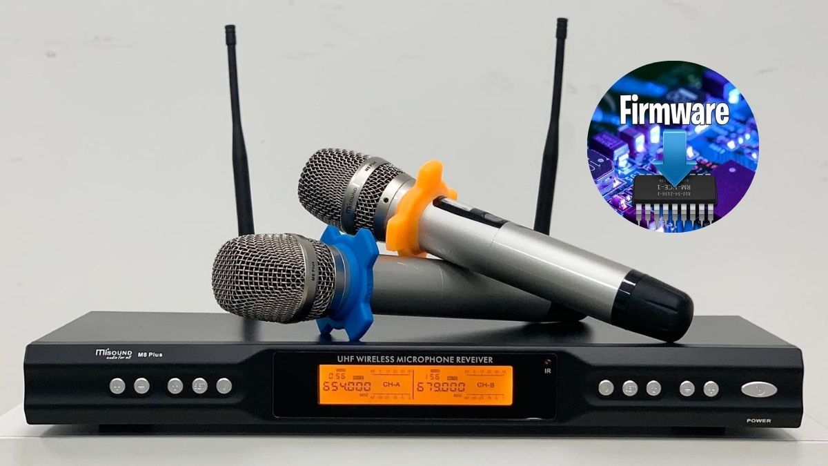 cách sửa micro không dây mất tín hiệu cập nhật firmware