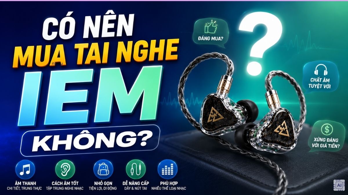 Có nên mua tai nghe IEM không